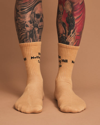 The Notting Hill Club Beige Socks