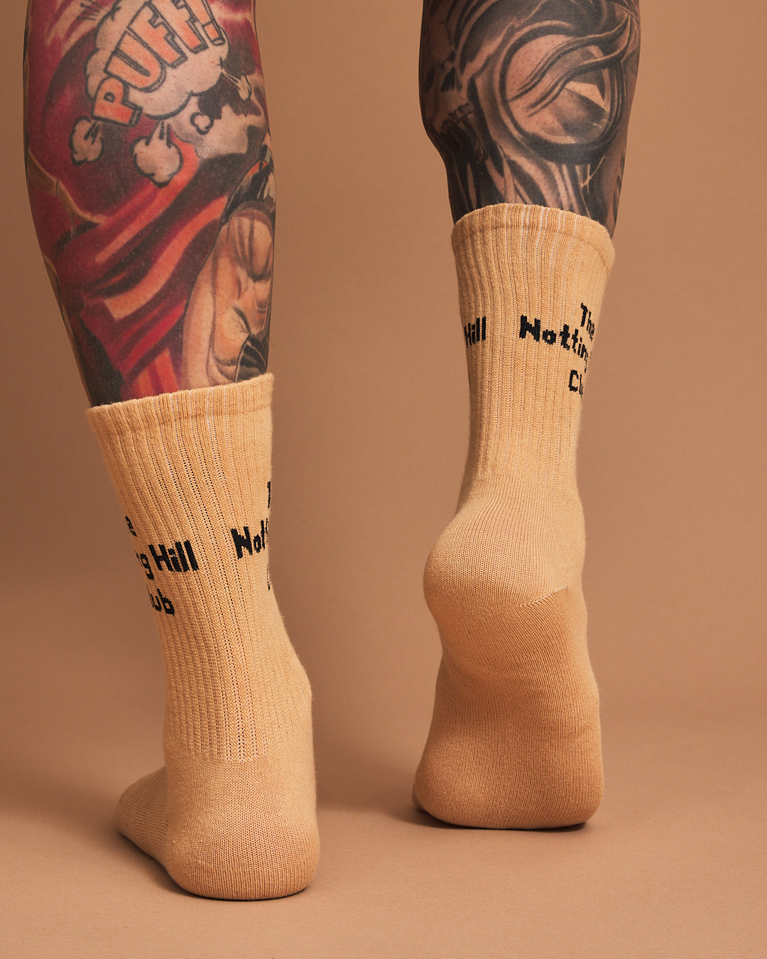 The Notting Hill Club Beige Socks