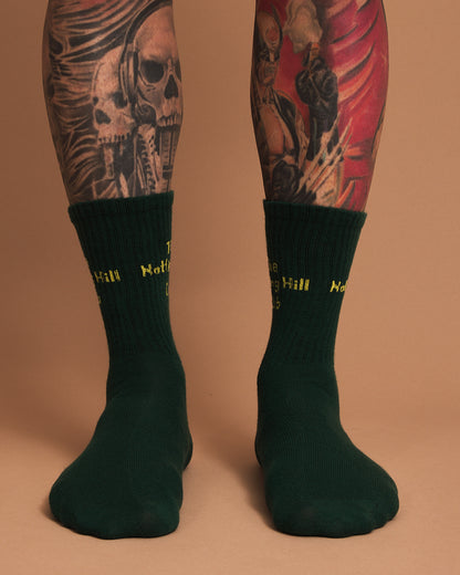 The Notting Hill Club Dark Green Socks