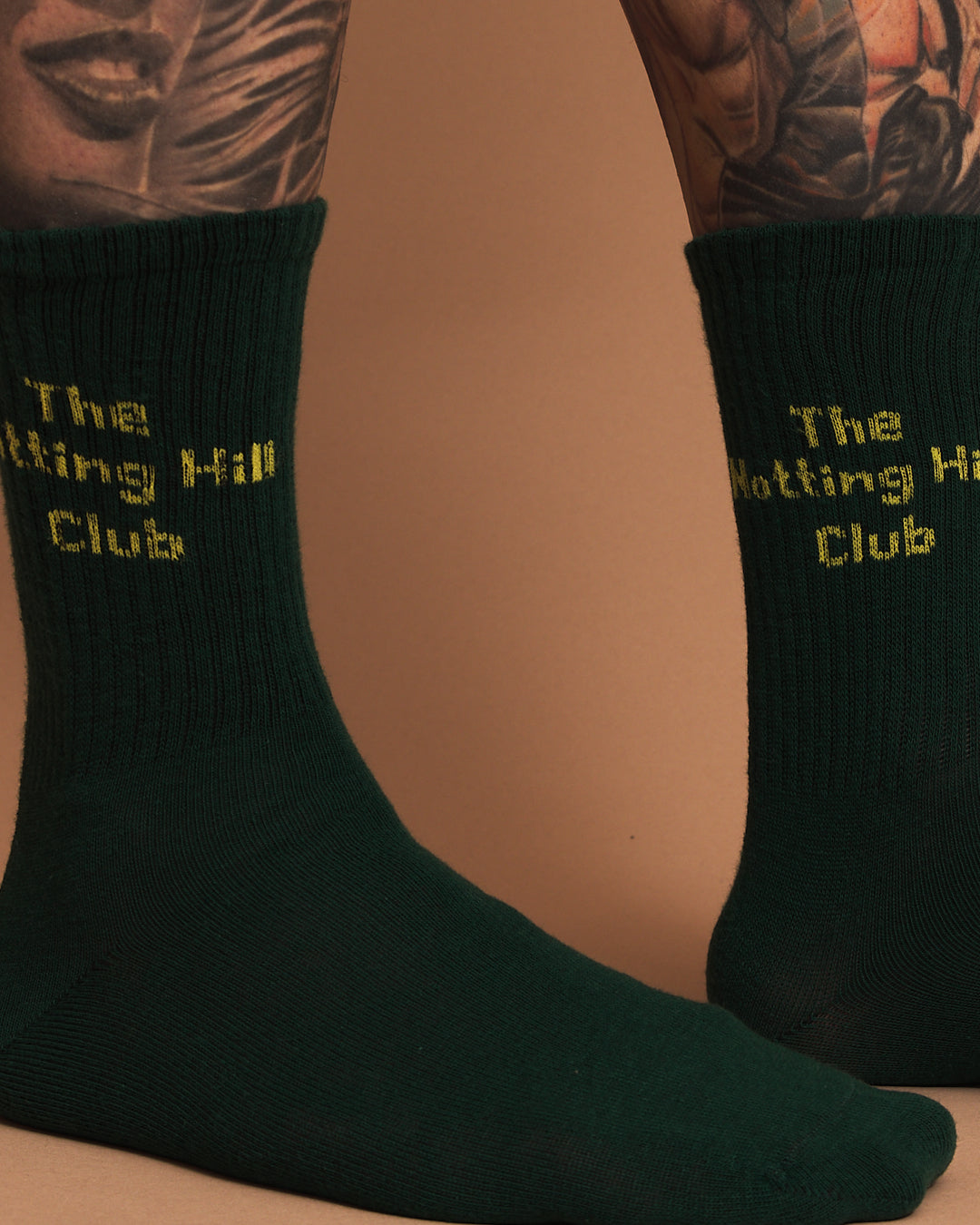 The Notting Hill Club Dark Green Socks