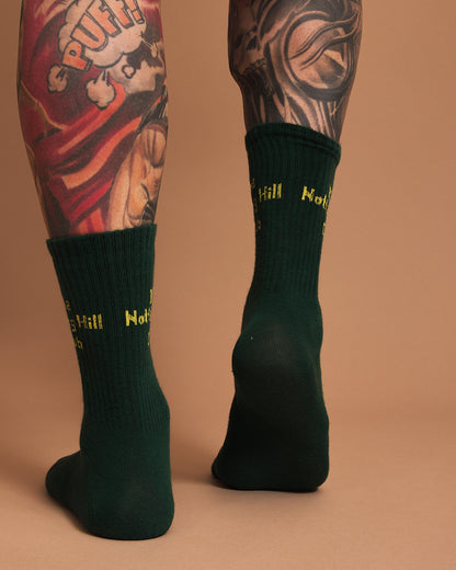 The Notting Hill Club Dark Green Socks