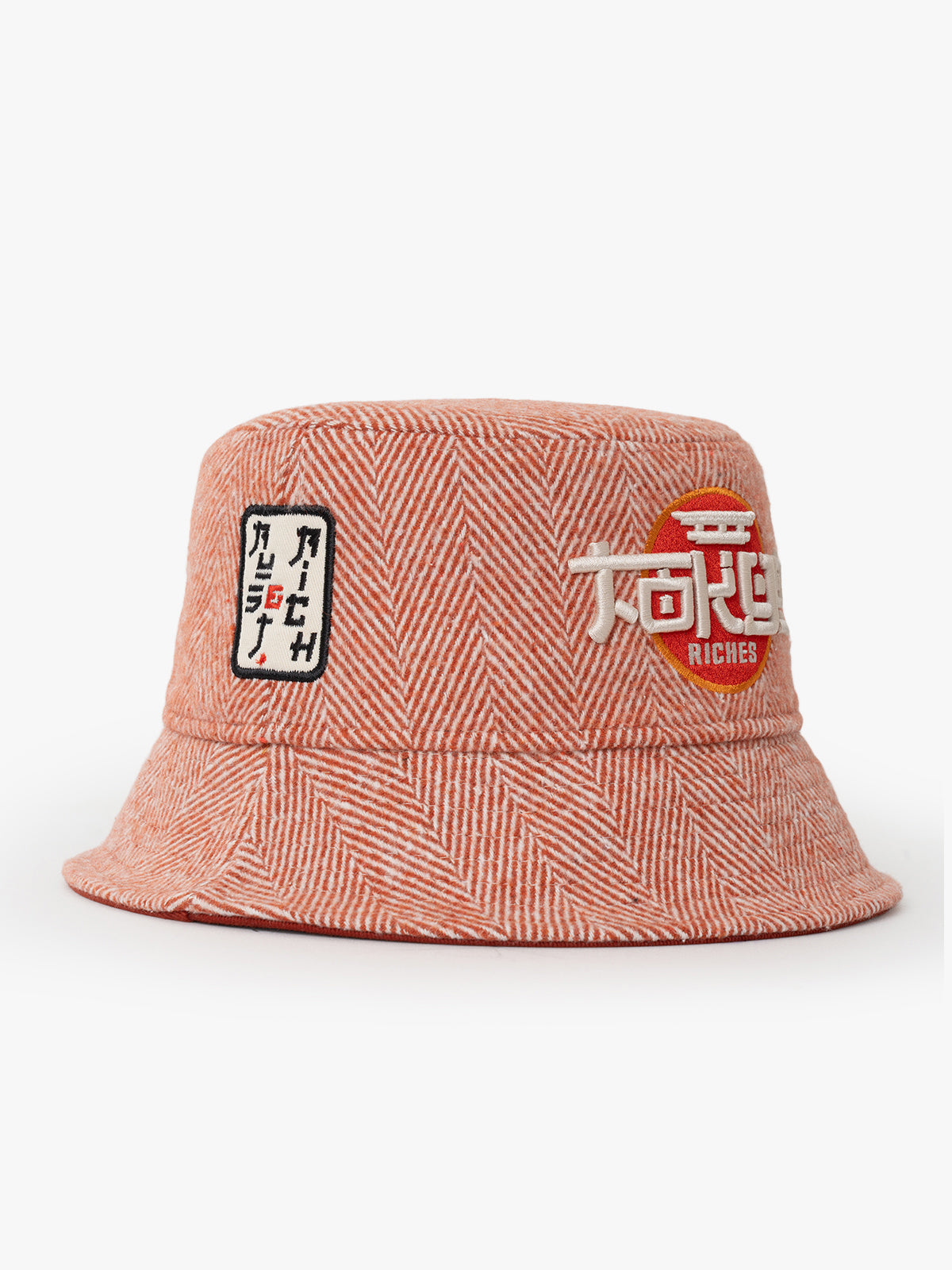 Side view of Tokyo Brick Bucket Hat