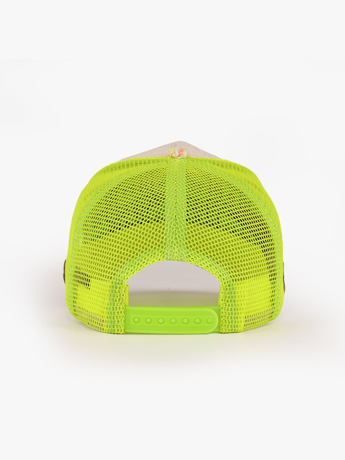 Not Today Neon Green Trucker Cap detail view 5