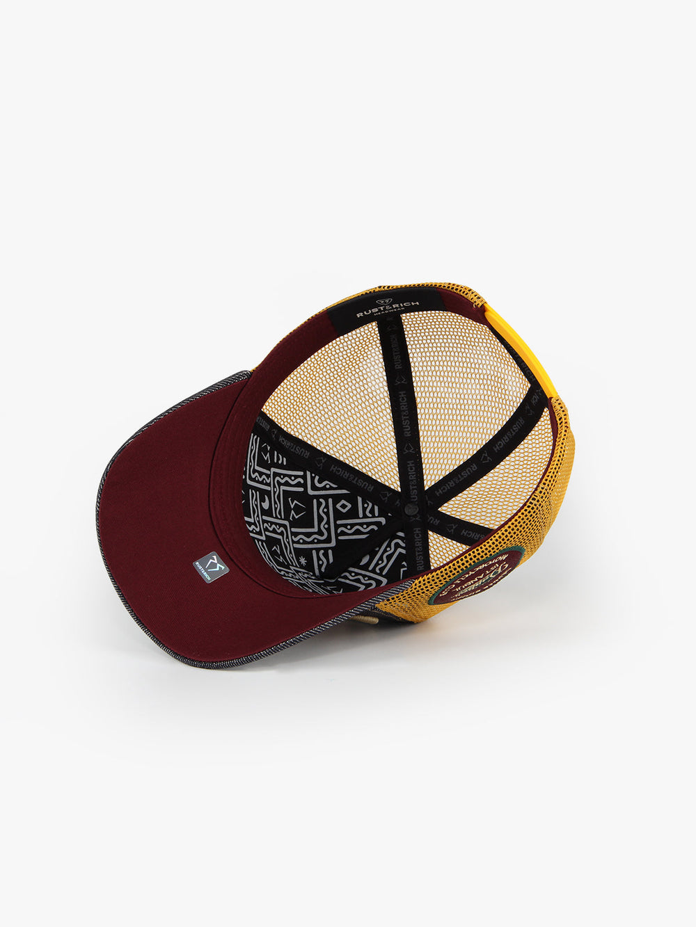 Dapper Riders Navy Trucker Cap detail view 5