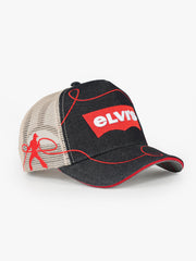 Elvis Navy Trucker Cap detail view 4