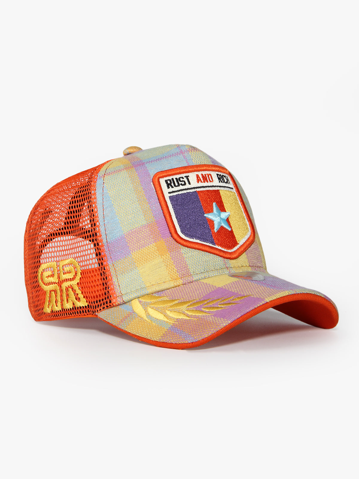 Richline Yellow Trucker Cap detail view 3