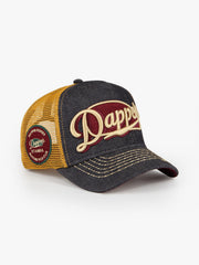 Dapper Riders Navy Trucker Cap detail view 3