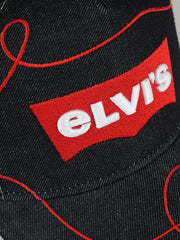 Elvis Navy Trucker Cap detail view 3