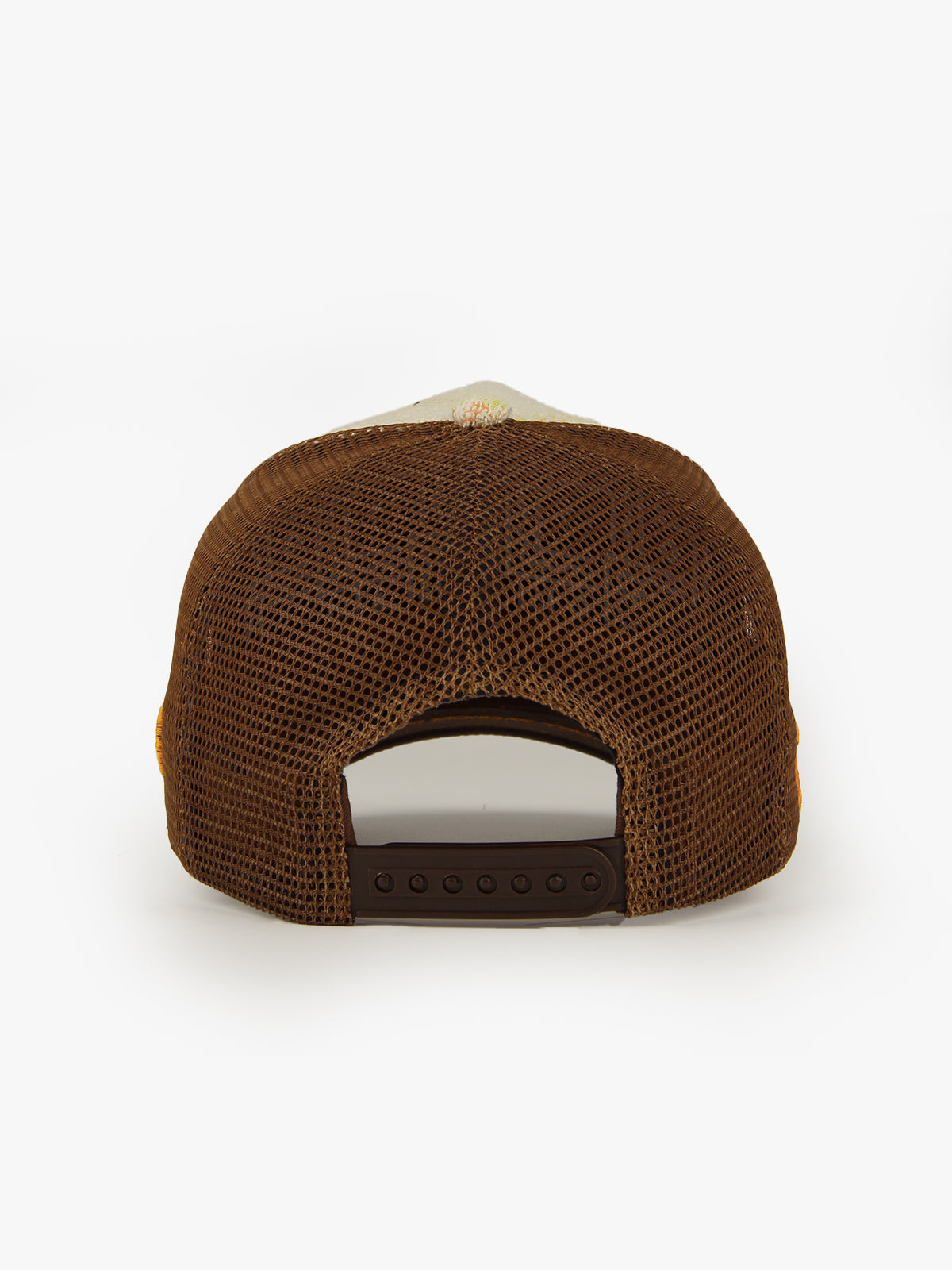 Not Today Brown Trucker Cap detail view 5