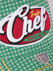 Chef Green Trucker Cap detail view 3