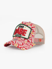 Babe Red Trucker Cap front view