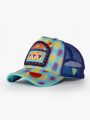 Vintage Race Burgundy Trucker Cap front view