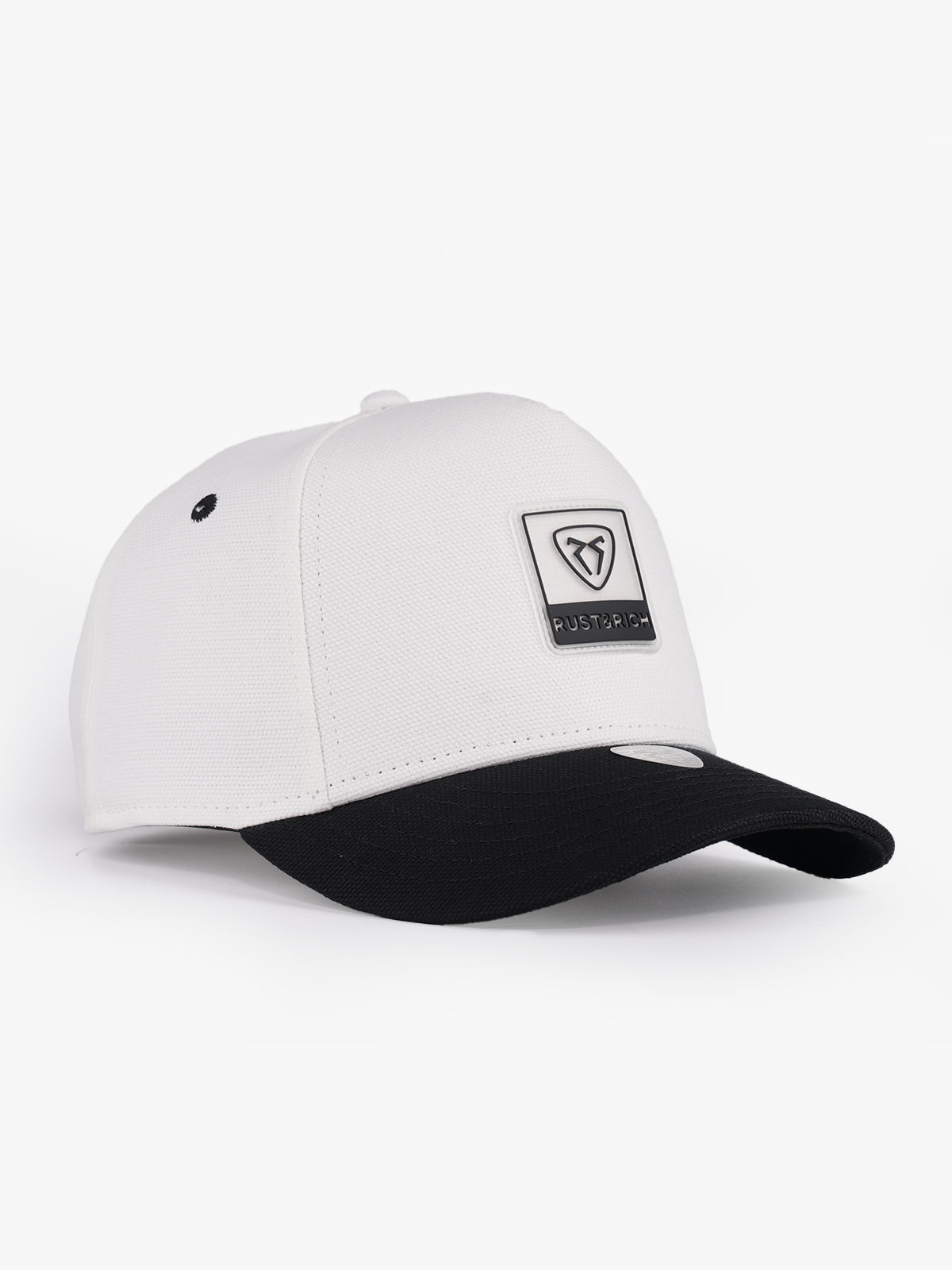 Contrast White Trucker Cap detail view 3