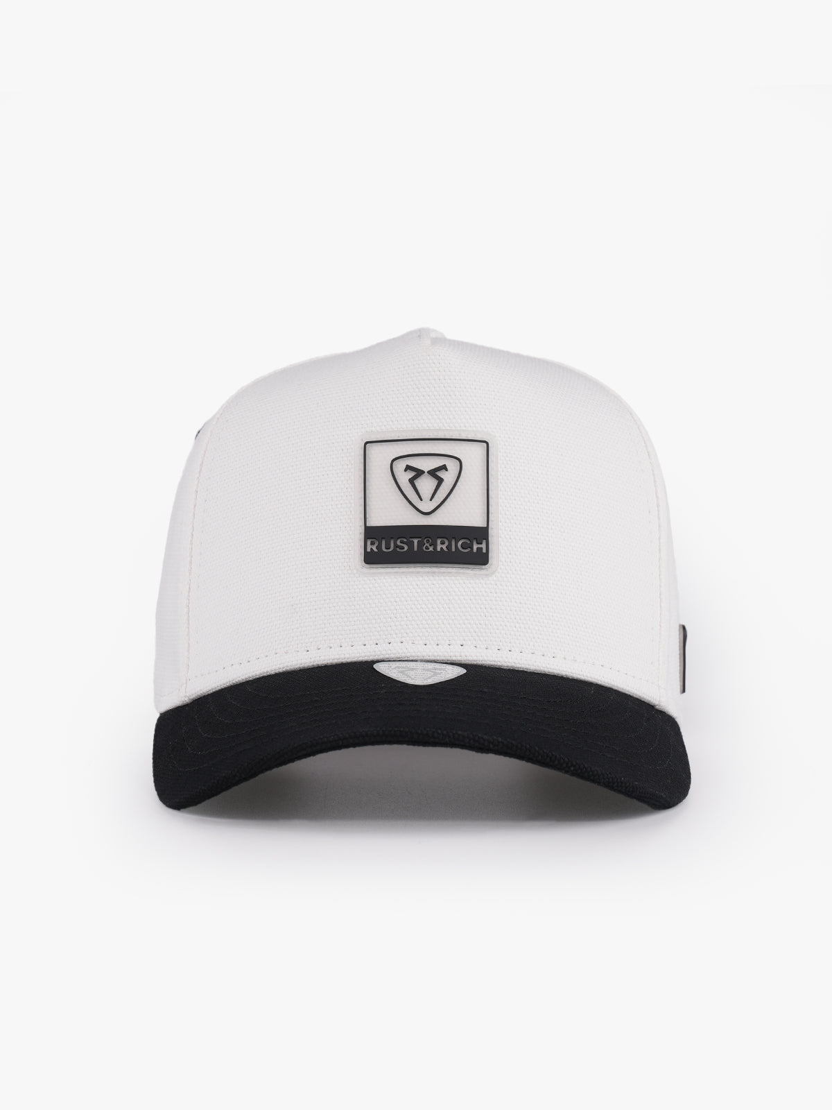 Contrast White Trucker Cap detail view 2