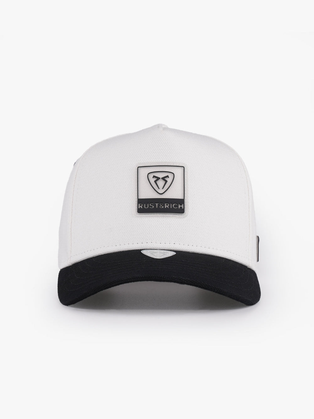 Contrast White Trucker Cap detail view 2