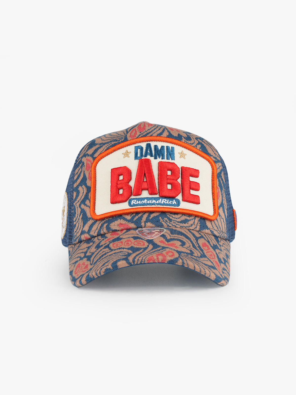 Babe Blue Trucker Cap detail view 2