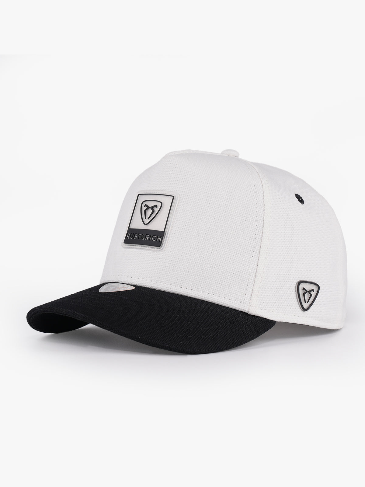 Contrast White Trucker Cap front view