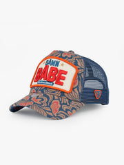 Babe Blue Trucker Cap front view