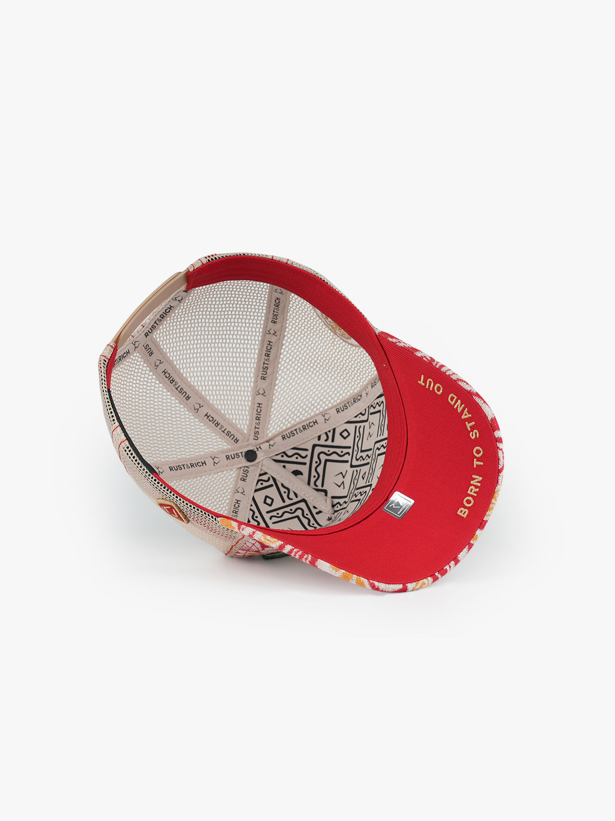 Babe Red Trucker Cap detail view 4