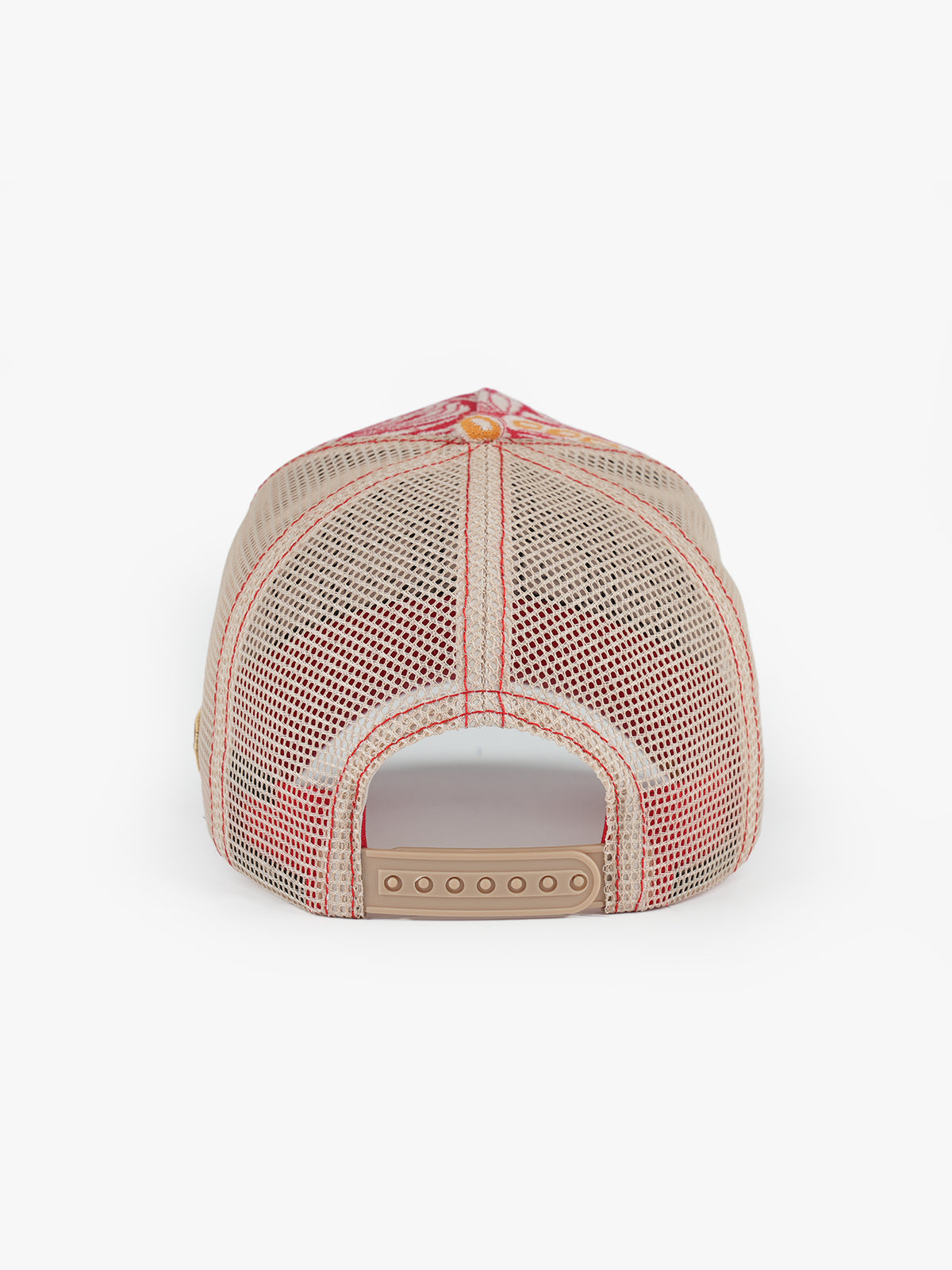 Babe Red Trucker Cap detail view 5