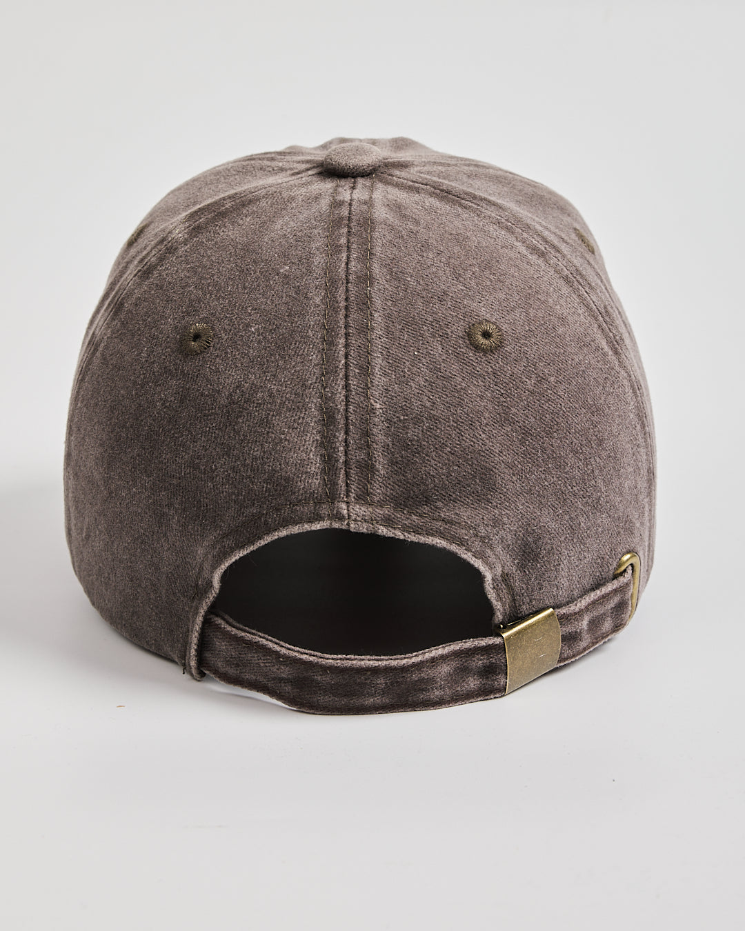 Back view of Van Gogh Brown Washed Cap