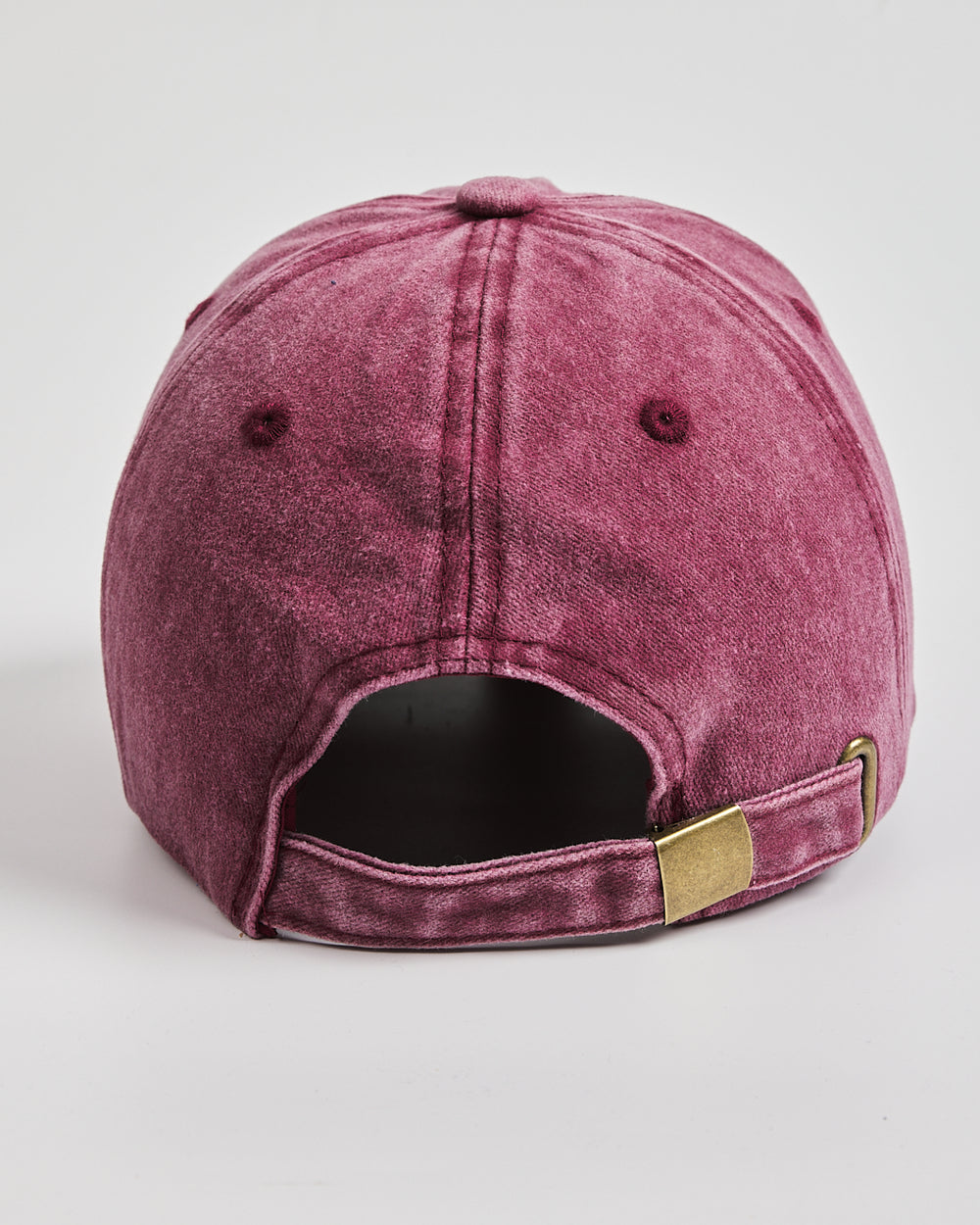 Back view of Van Gogh Burgundy Washed Cap