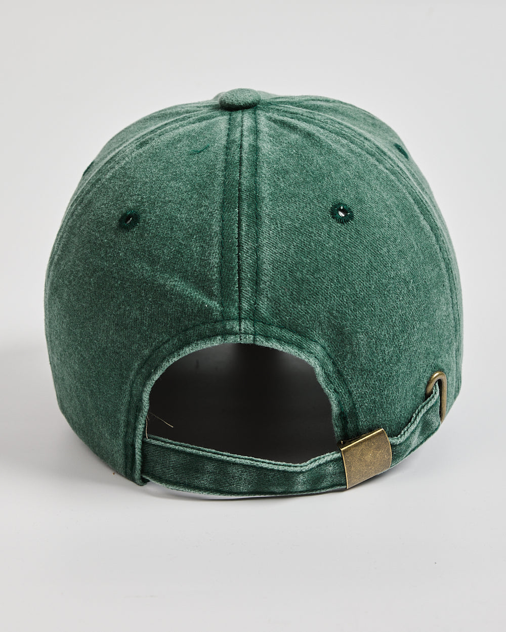 Back view of Van Gogh Dark Green Washed Cap