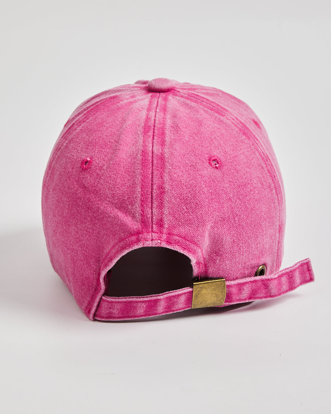 Back view of Van Gogh Hot Pink Washed Cap