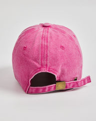 Back view of Van Gogh Hot Pink Washed Cap