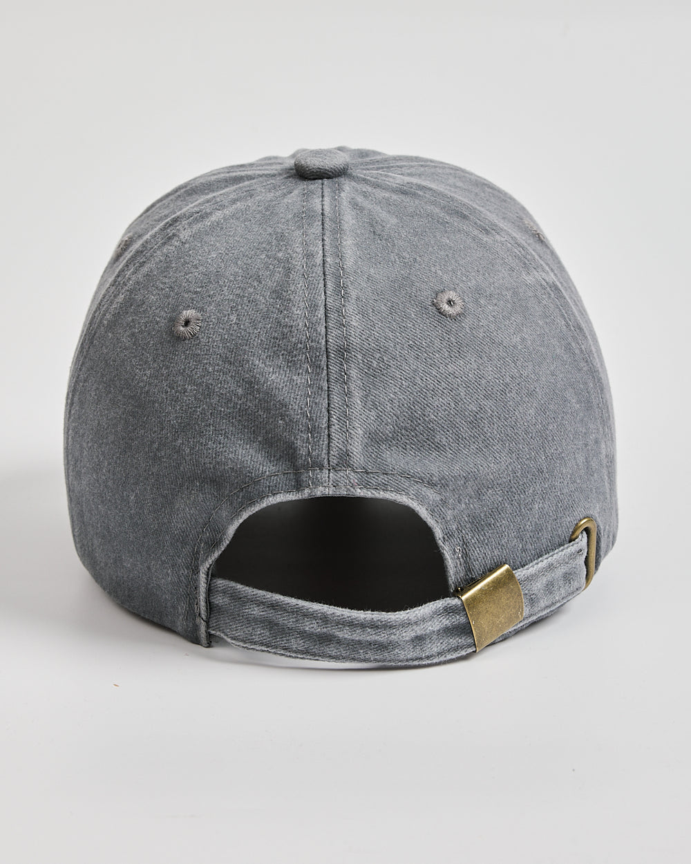 Back view of Van Gogh Light Grey Washed Cap