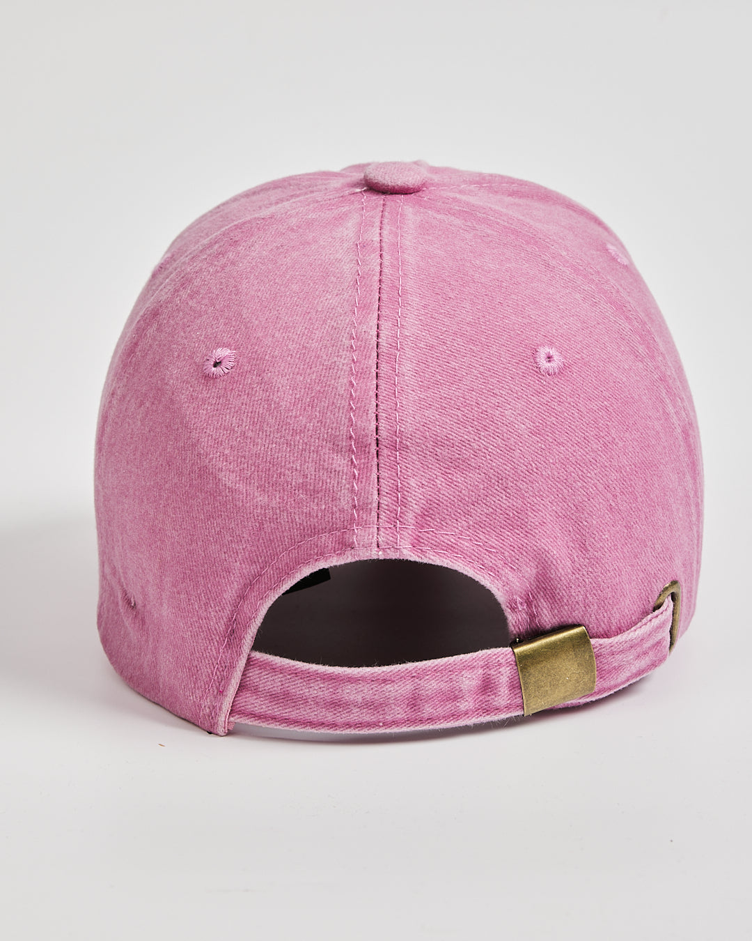 Back view of Van Gogh Pink Washed Cap