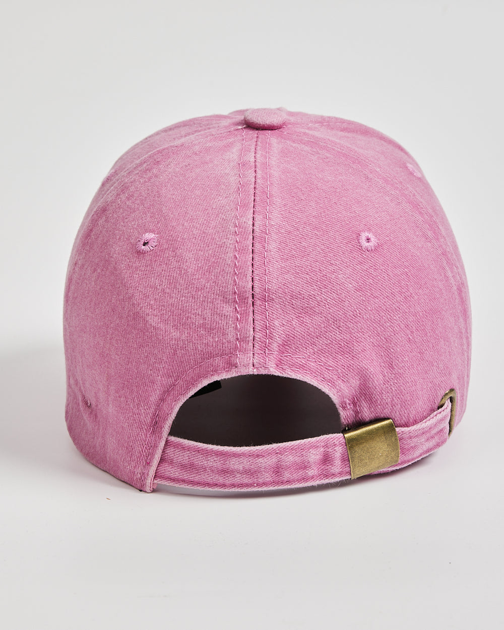 Back view of Van Gogh Pink Washed Cap