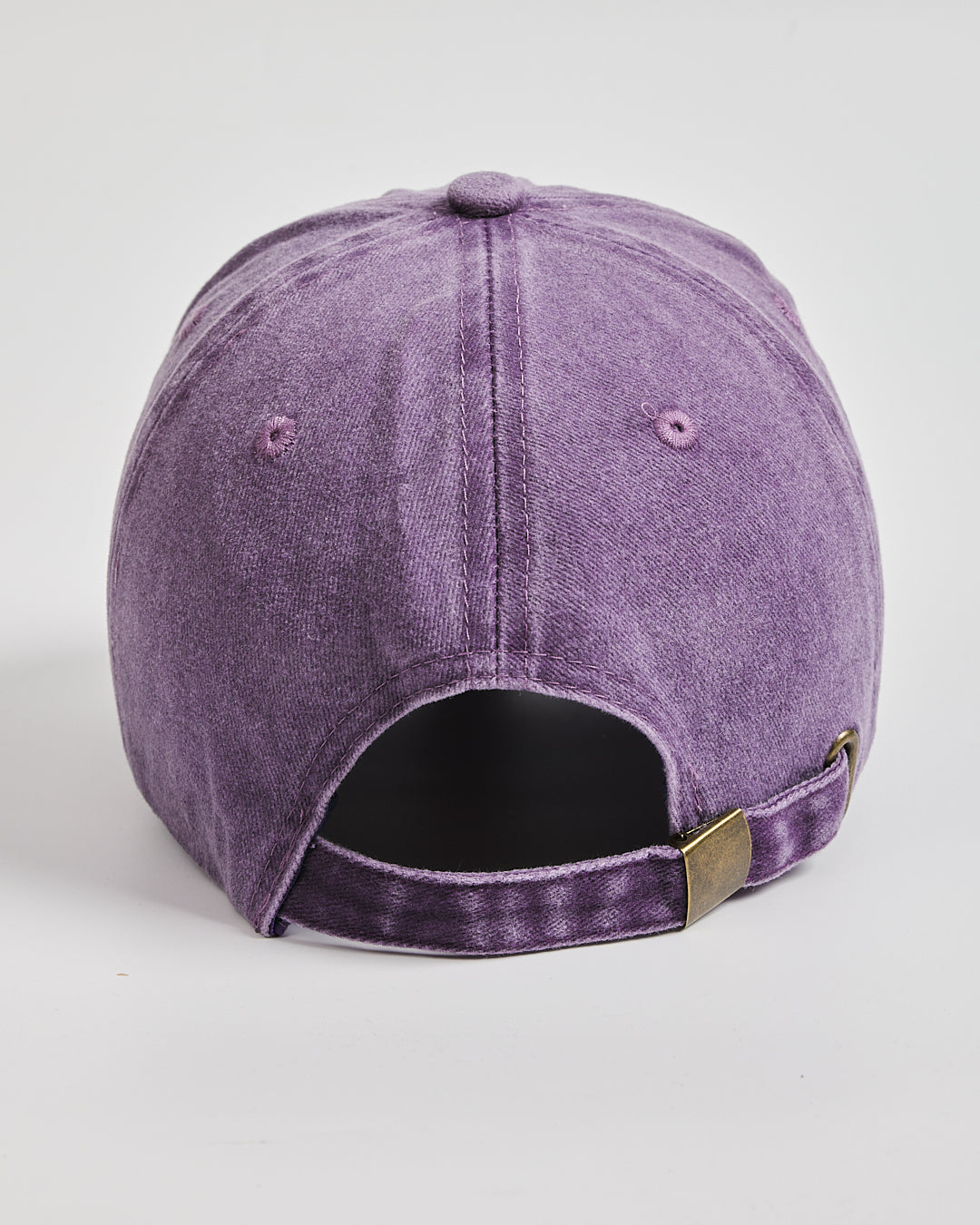 Back view of Van Gogh Purple Washed Cap
