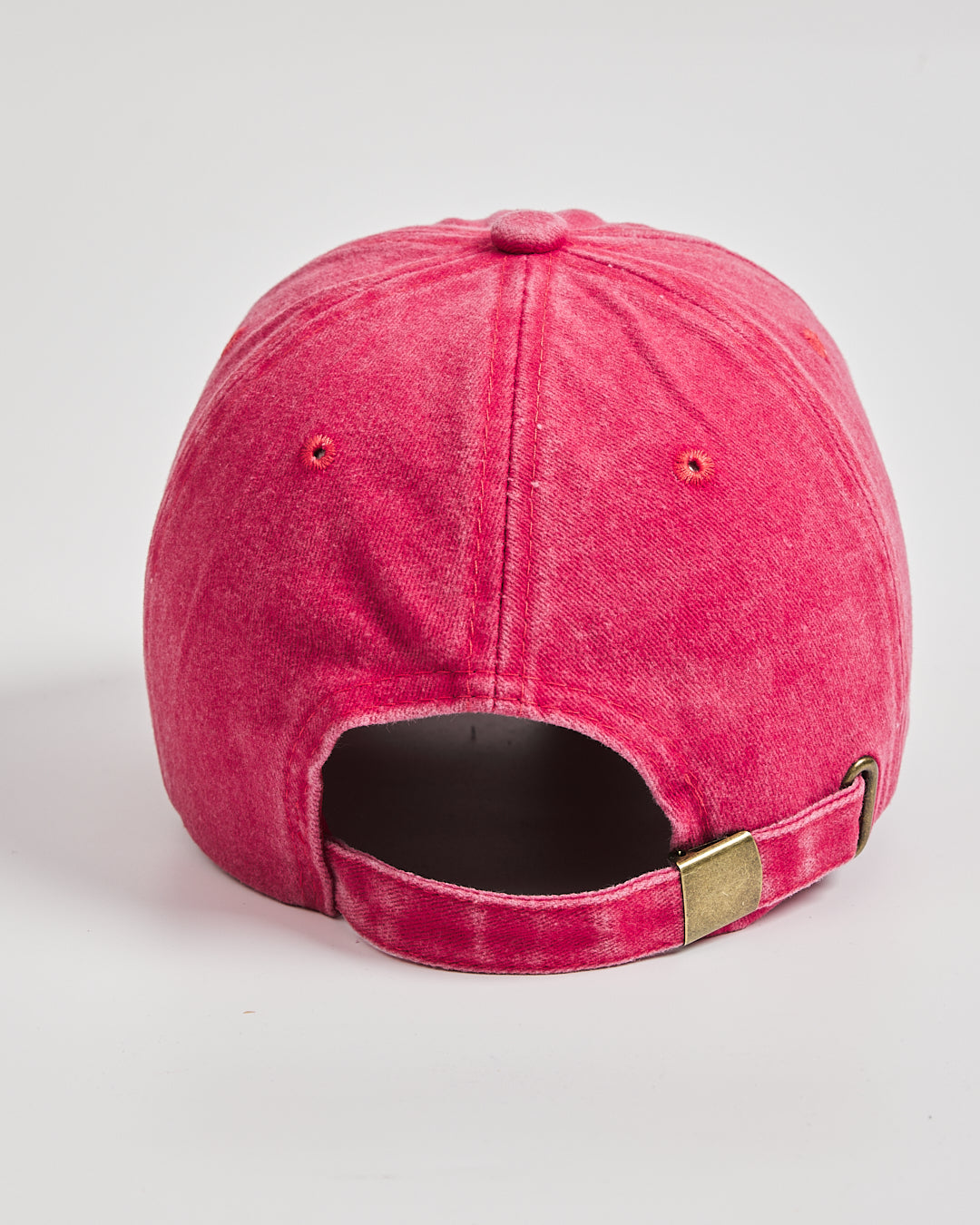 Back view of Van Gogh Red Washed Cap