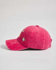 Van Gogh Red Washed Cap on a light gray background
