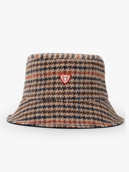 Back view of Vegas Beige Bucket Hat