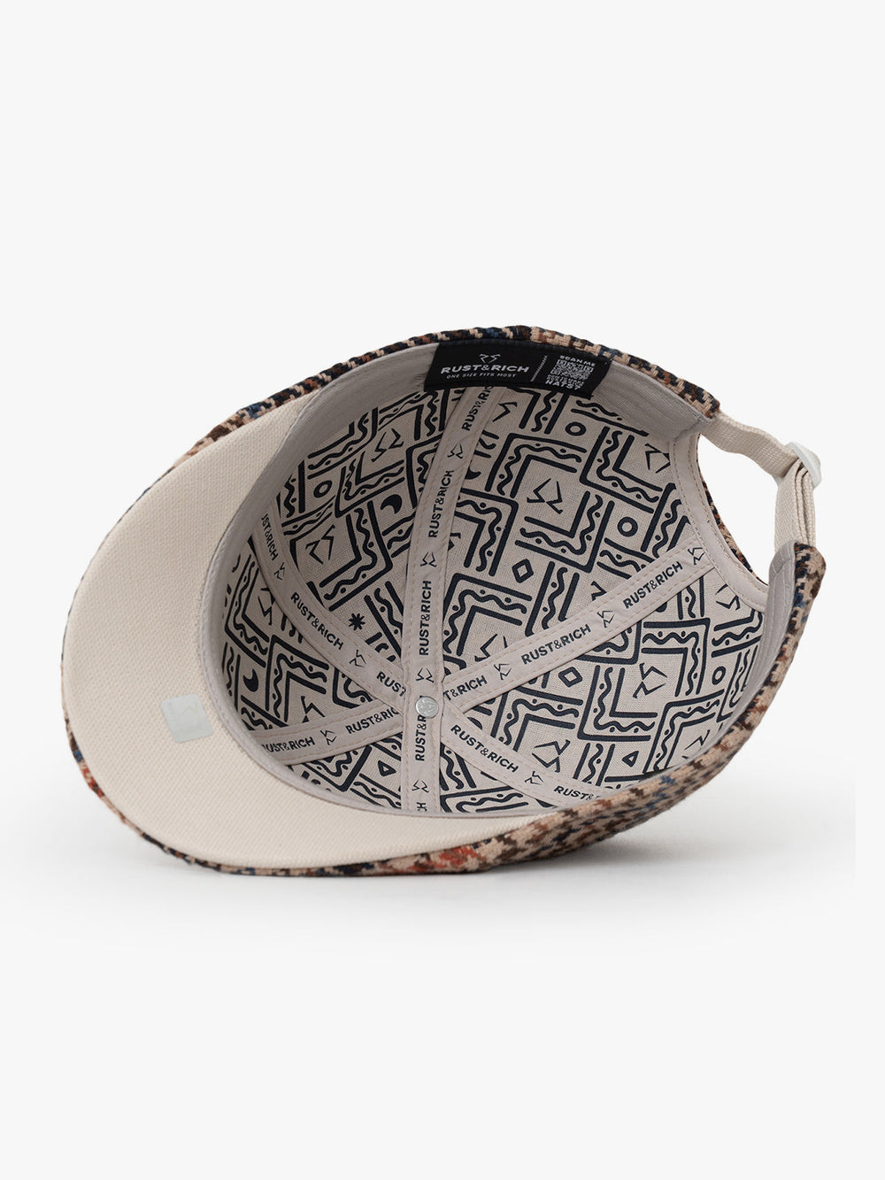 Vegas Beige Casket Hat on a white background