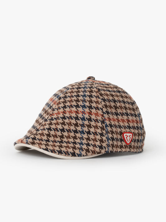 Side view of Vegas Beige Casket Hat