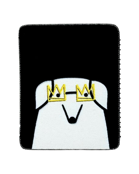 Dog With Crown Glasses Patch