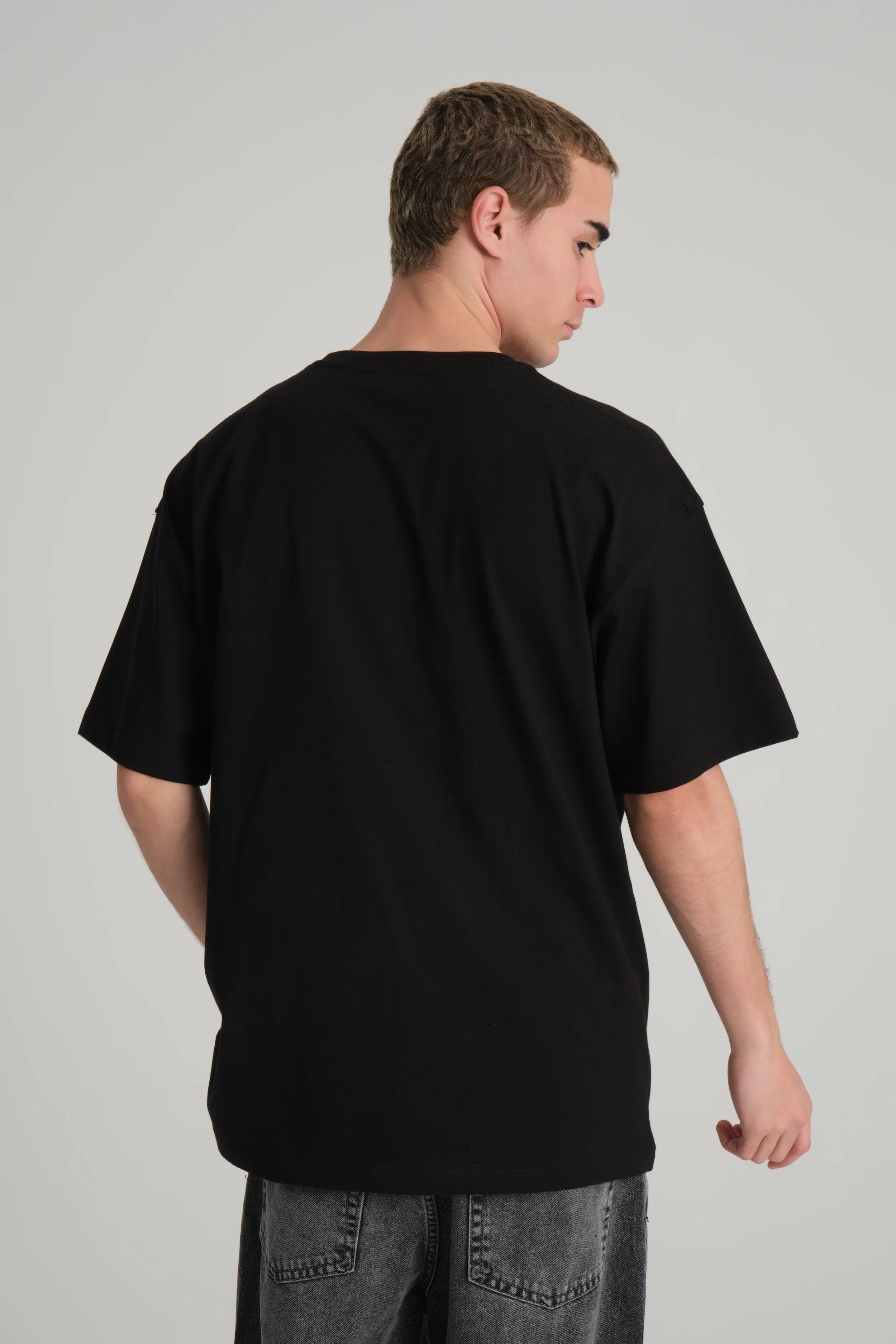 Hahaha No Black Tee