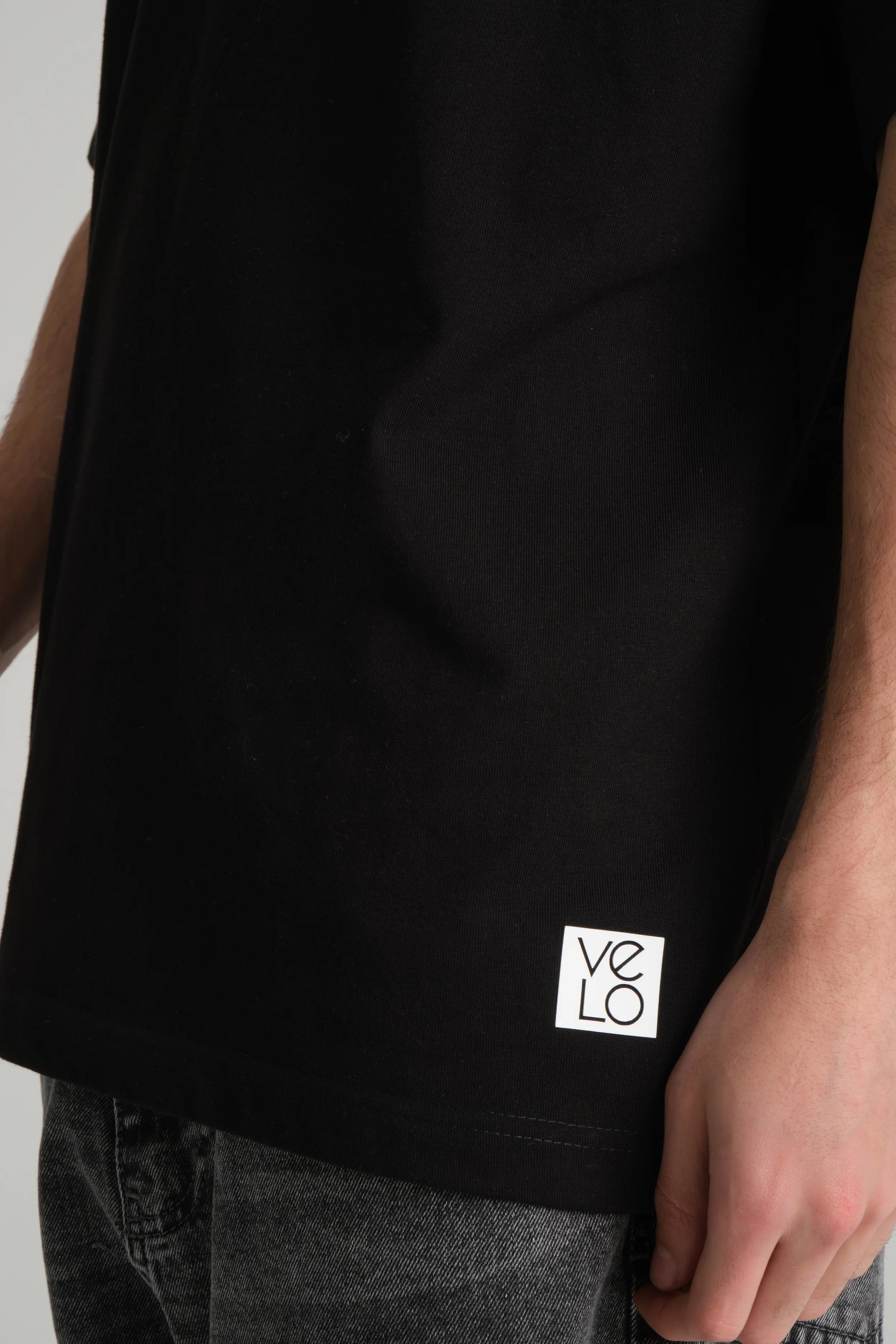 Hahaha No Black Tee