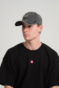 Cute but Psycho Embroidered Washed Cap