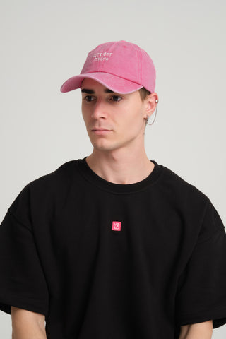 Cute but Psycho Embroidered Washed Cap