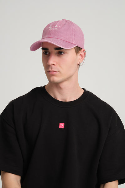 Cute but Psycho Embroidered Washed Cap