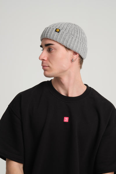 Grey Fisherman Beanie