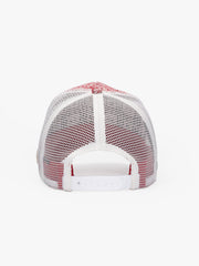 Back view of Vintage Race Burgundy Trucker Hat