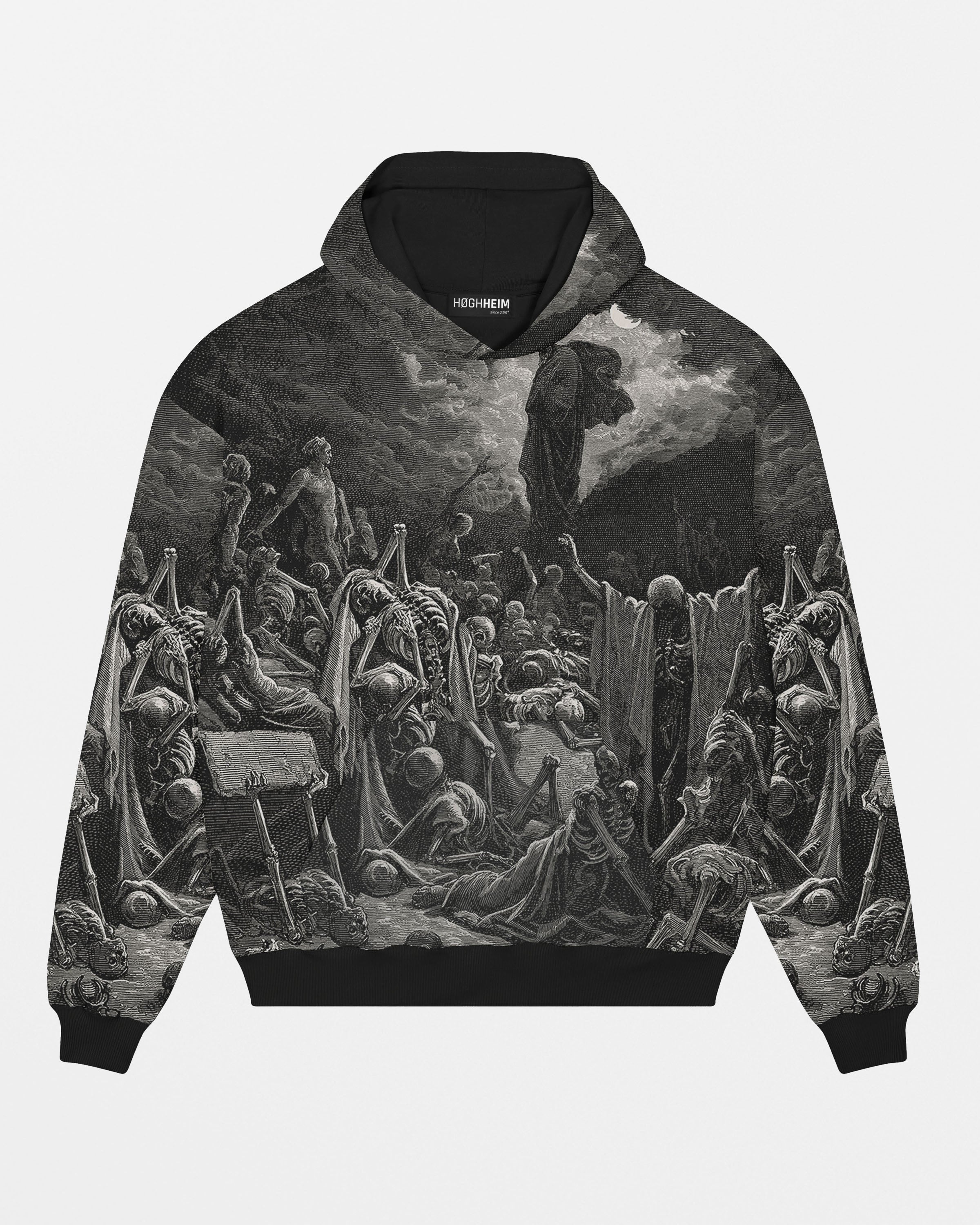 Vision of the Valley of Dry Bones, 1866, Hoodie