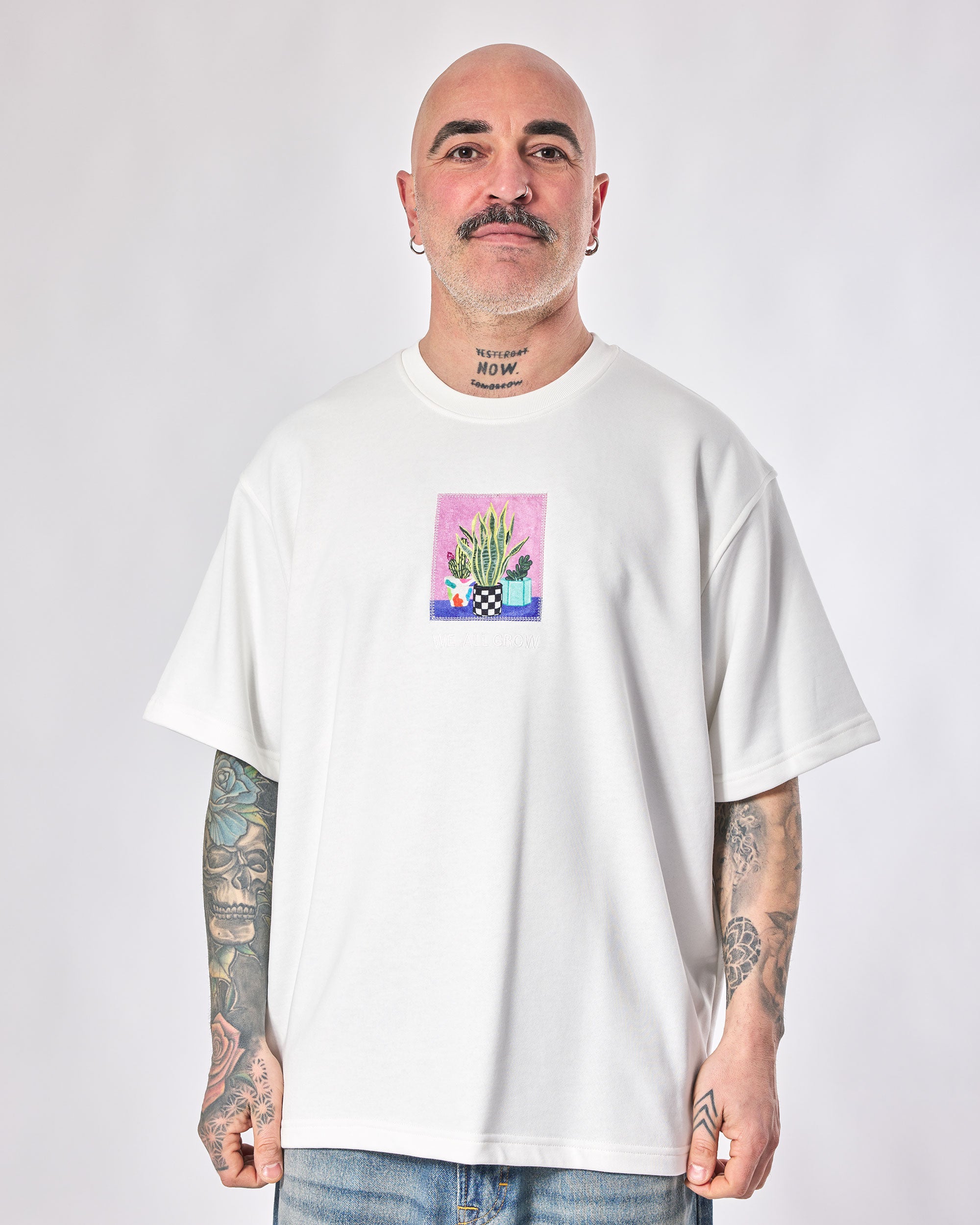 We All Grow Off-White T-Shirt