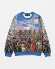 The Wedding at Cana, 1563, Oversize Sweatshirt