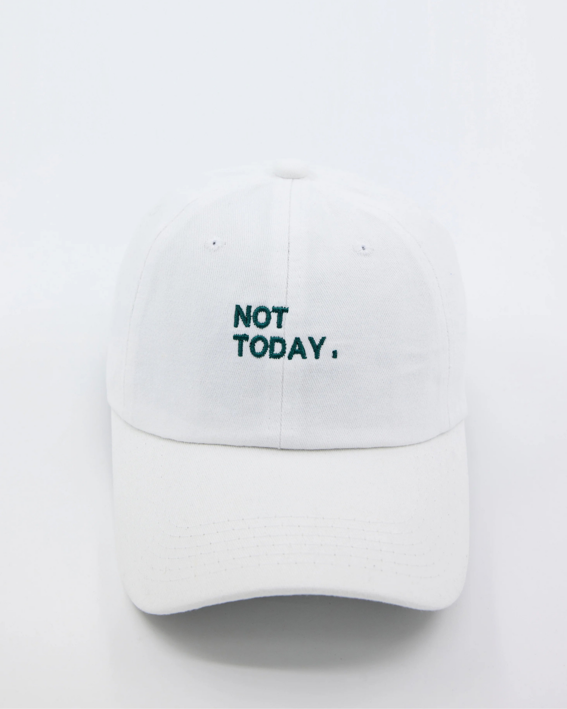 Not Today written White Washed Cap